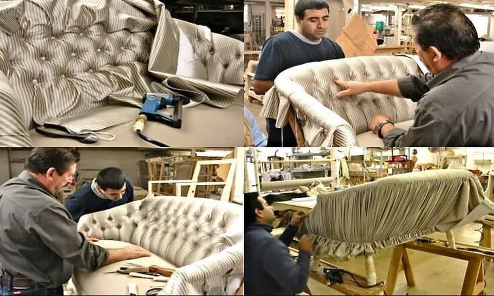 Brief description of upholstery